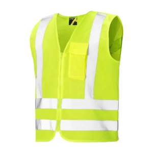 Chaleco Reflectante Amarillo Con Cierre