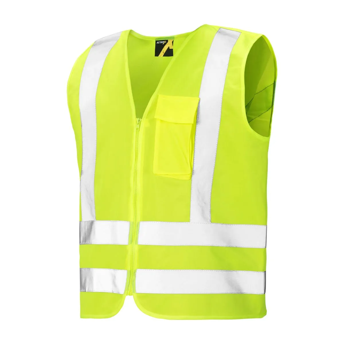 Chaleco Reflectante Amarillo Con Cierre