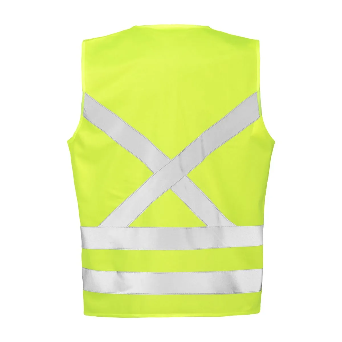 Chaleco Reflectante Amarillo Con Cierre - Imagen 3